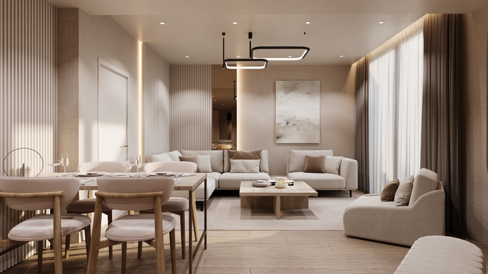 One bedrooom Studio (city view + balcony + sofa)