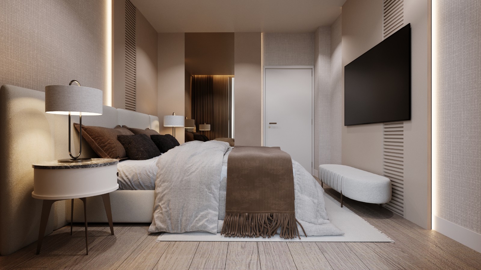 One bedrooom Studio (sea view + balcony + sofa)